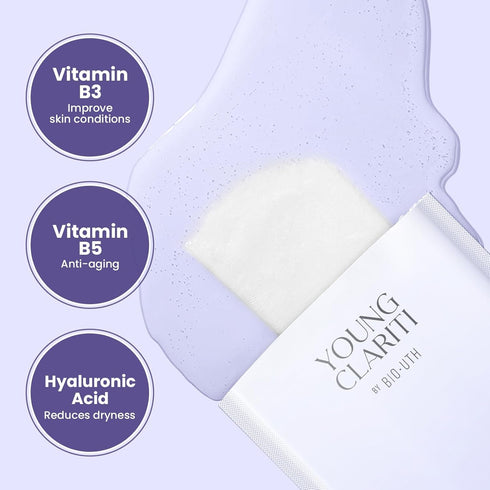 Hydrogel Face Masks Skincare, Collagen Face Mask with Vitamin B3, B5 and Hyaluronic Acid, Hydrating Face Masks Sheets for All Skin Type, 5 ea...