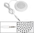 3.5mm Mini Pillow Speaker, DIY Pillow Speaker, Pillow Speaker, 3.5mm Mini Stereo Speaker for MP3 Phone Portable CD (White)......