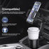 Car Cup Holder Phone Mount, Universal Auto Cell Phone Stand with Drink Expand Cup Holder,2 in 1 Multifunctional Car Cup Holder Expander with 360° ...