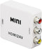 Mini Composite 1080P HDMI to RCA Audio Video AV CVBS Adapter Support HD for HD HDMI2AV Converter Box for TV PC VCR DVD PAL...