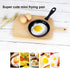 One Egg Frying Pan, Mini Induction Frying Eggs Pan, 4.7" Single Egg Durable Small Pan with Handle Heat Resistant Non Stick Pot, Portable Pan for S...