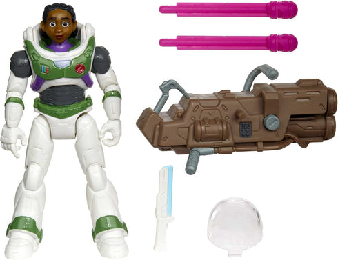 Mattel Disney and Pixar Lightyear Action Figure with Laser Strike Motion & Accessories, 5-in Scale Mission Equipped Izzy Hawthorne...