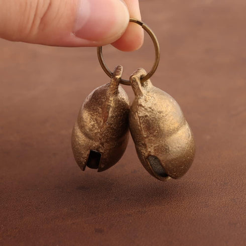 Copper Bell for Small Pet Collar 0.85 inch Bell for Dogs Collar Bell Tracker Noise Maker Anti-theft Bell(4pcs)...