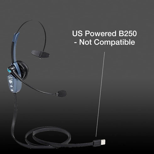 Car and Wall Charger for BlueParrott B250-XT, B250-XT+ (Non-USB Version) - BlueParrott B250-XT Bluetooth Headset - 1st Generation (Prior to mid 20...