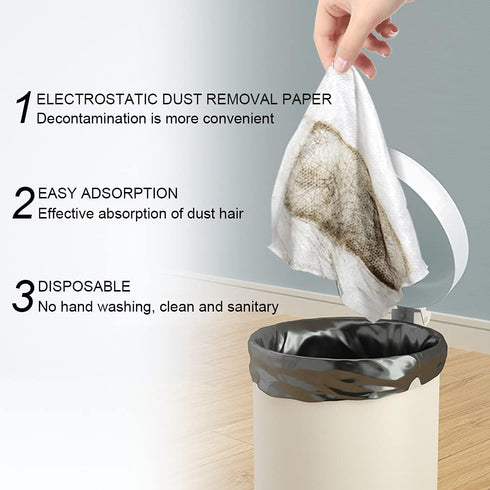 200 Pcs Dry Floor Wipes Dry Sweeping Cloths Dry Floor Cloths Disposable Floor Cleaning Wipes Micro Fibre Floor Cloths, Wet or Dry Wipes Floor Dust...