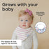 Copper Pearl 4 Pack Soft Cotton Baby Bibs for Drooling and Teething, Absorbent Drool Bibs for Baby Girl and Boy, Adjustable to Fit Newborns to Tod...