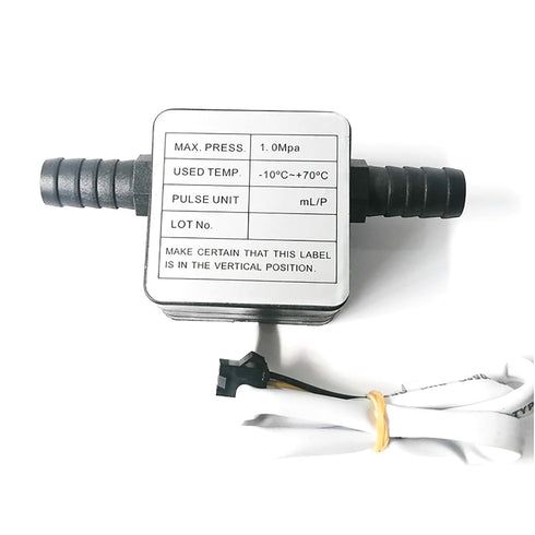 3/8" Oil Flow Sensor High Density Liquid Food-Grade Switch Hall Effect Flowmeter Fluid Meter Gear Counter Connect Hosepipe 5-600L/H for Fuel Gasol...