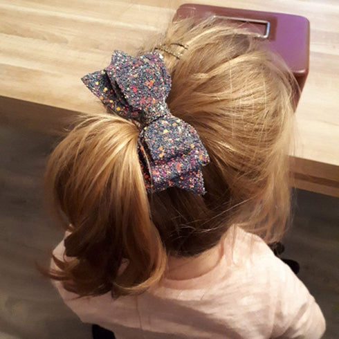 5 Inch Baby Girl Glitter Bows Boutique Hair Clip Teens Toddlers Glitter Sequins Hairpin Headwear...