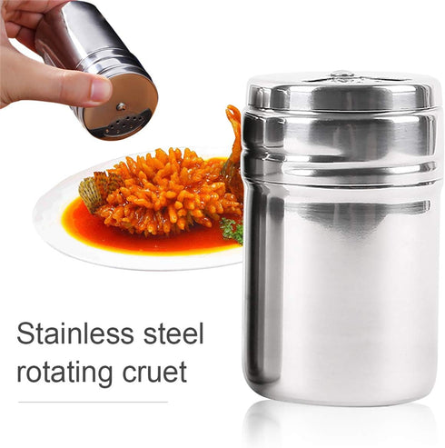 Gift Set Spice Jar With Shaker Tops Food Seasoning Dressing Bottle with Travel Bag Salt/Sugar/Spice/Pepper/Cheese Shaker Kitchen Gadget for Campin...