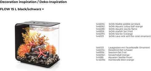 BiOrb 46085.0 Aquatic Sea Lily Orange Aquariums...