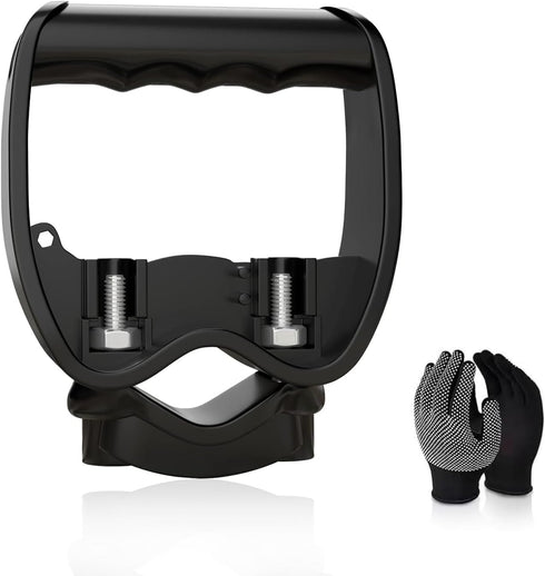 Back-Saving Tool Handle Labor-Saving Ergonomic Shovel or Rake Handle Attachment,Universal Fit(Black)...