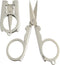 2Pcs Mini Scissors,Foldable Scissors Stainless,Travel Scissors for Can Hang on Your Key Chain,for Craft, Camping, Outdoors...