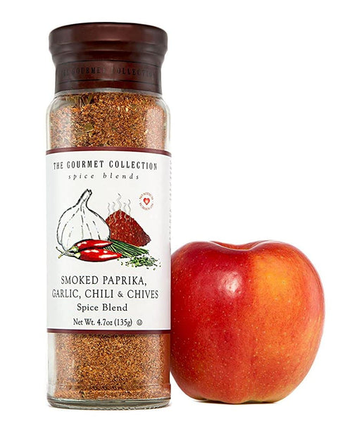 The Gourmet Collection, Smoked Paprika, Garlic, Chili & Chives Spice Blend-Salt Free Seasonings for Cooking Chicken, Beef, Pork, Fish...