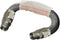 GUHD-TT14-12B Gas Line Hose 3/8'' O.D. x 12'' Length with 1/2 in. MIP Fitting, Uncoated Stainless Steel Flexible Connector, 12 Inch...