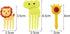 Tegg Food Pick 30PCS Cute Animal Bento Decoration Food Picks Forks Skewer For Lunch Box Mini Cartoon Toothpick...
