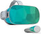 MightySkins Skin Compatible with Oculus Go Mobile VR - Blue Green Polygon | Protective, Durable, and Unique Vinyl Decal wrap Cover | Easy to Apply...
