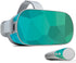 MightySkins Skin Compatible with Oculus Go Mobile VR - Blue Green Polygon | Protective, Durable, and Unique Vinyl Decal wrap Cover | Easy to Apply...