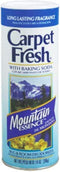 Carpet Fresh, Rug and Room Deodorizer with Baking Soda Mountain Essence Fragrance 14 oz (3 Pack)...