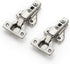 Ravinte 1 Pair 2 Packs Full Overlay Cabinet Door Hinges,105 Degree Adjustable Concealed Kitchen Cabinet Hinges Soft Close for Face Frame Cabinet...