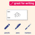 200 Pieces, 2" x 1", Removable Food Labels for Freezer Storage, Date Stickers to Write On...