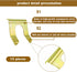 15 Pieces Brake Line Clips Metal Brake Line Retainer U Shaped Brake Hose Clips Replacement Hose Clamps Metal Brake Line Retainer Brake Cable Clip ...