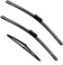 Wiper Blades With Rear Wiper Blades Set For 2015-2017 Lexus NX200t,Automotive Replacement Windshield Wiper Blades, That Meet OEM Quality Easy DIY ...
