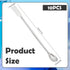 10 Pcs Stainless Steel Lab Spatula, 2 in 1 Lab Spoon Micro Scoop Laboratory Sampling Spoon, Mixing Spatula Combination Reagent Spoon Laboratory Su...