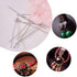 PH PandaHall About 600 Pcs Brass Head Pins Findings Open Eye Pin Length 1.38 Inch 21-Gauge for Jewelry Making 6 Colors...