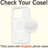 Sonix Magnetic Phone Grip, Removable Silicone Ring Loop Holder | Compatible with MagSafe | White Pearl Tort...