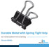 1InTheOffice Small Binder Clips, Paper Clamps, 0.38" Capacity, Black, 40 Pack...