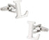 Letter L Cufflinks Monogram Men's Initial Cuff Links with Travel Presentation Gift Box Wedding Groomsmen Groom Party...