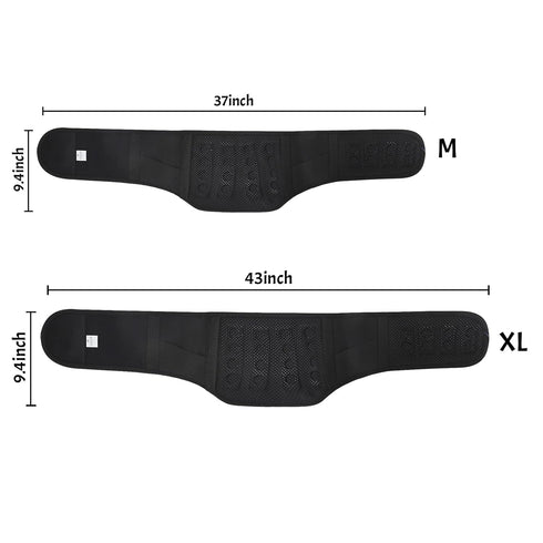 Self Heating Waist Back Support Belt with Detachable Magnet Steel Plate Adjustable Therapy Lumbar Brace for Pain Relief...