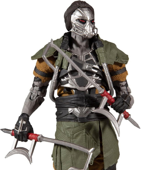 McFarlane Toys Mortal Kombat Kabal: Hooked Up Skin 7" Action Figure...