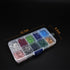 Wholesale Briolette Crystal Glass 500pcs 6mm Beads Finding Spacer Beads Faceted with Container Box Beads for Making Jewelry 10 Colors (6mm)...