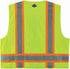 Ergodyne Unisex Two-tone Class 2 Two Tone Surveyors Vest, Lime, Small-Medium US...
