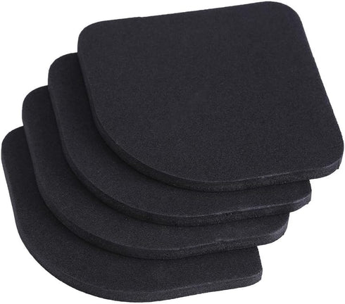 Yosoo 4Pcs Anti-Vibration Pads Universal Rubber Silent Feet Pads for Washing Machine Refrigerator Home Appliance