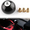 Shift Knob Black Round Ball Type Universal for Manual Automatic Vehicles with 3 Adapters (Billiard 8 Ball)...