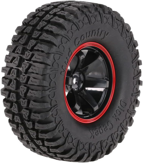 Goolsky 4Pcs AUSTAR AX-3020C 1.9 Inch 103mm 1/10 Scale Tires with Wheel Rim for 1/10 D90 SCX10 CC01 RC Rock Crawler...