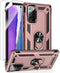 for Samsung Galaxy Note 20 Case, Note20 5G Case with HD Screen Protectors, Military-Grade Metal Ring Holder Kickstand 15ft Drop Tested Shockproof ...
