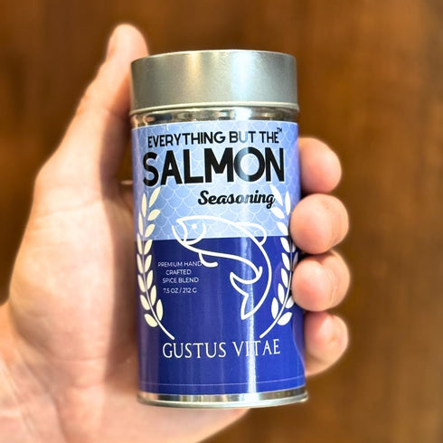 Everything But The Salmon Seasoning | Gourmet Seasoning | Artisanal Spice Blend | All Natural | Non GMO | Hand Crafted | Made In USA | 7.5 oz (213...