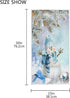 Merry Christmas Snowman Hand Towels 16x30 in Snowflake Pine Cones Bathroom Towel Ultra Soft Absorbent Ball Winter Bath Towel Kitchen Dish Guest To...