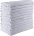 DG Collections 100% Cotton Flour Sack Towels – 12 Pack, 27x27 Inches, White, Lint-Free, Pre-Washed, Hemmed Edges – Reusable Kitchen Towels for Cle...