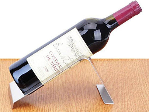 CdyBox Stainless Steel Wine Rack Single Wine Bottle Holder Rack Display (Silver)...