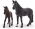 Gemini&Genius Horses Toy for Kids, Farm Horse Animal Playset, Stallion with Horse Cub Family Action Figures Party Favors Supplies, Party Cupcake T...