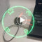 All-New USB LED Clock Fan Mini Real Time Clock Display Function Silver Setting Creative Gift Easy Use Portable soft safety adjustable...