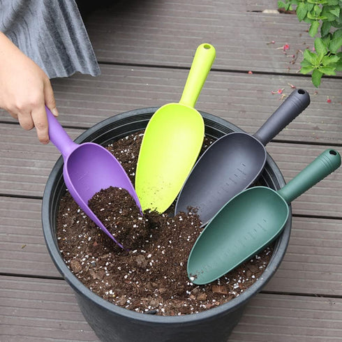 5pcs Gardening Soil Shovel Household Soil Shovel Soil Gardening Scoop Plastic Shovel Plastic Garden Shovel Gardening Shovel Cultivating Planting S...