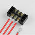 100Pcs Non-Insulated Ring Terminal,AWG16-14 Electrical Wire Crimp Connectors,#10 Stud O-Type Red Copper Crimp Terminals...