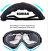 Motorcycle Goggles - Glasses Set of 2 - Dirt Bike ATV Motocross Anti-UV Adjustable Riding Offroad Protective Combat Tactical Military Goggles for ...