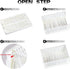 2-Pack Mini Foldable Plastic Baskets for Organizing and Storage, Collapsible Storage Crate for Home Kitchen Bedroom Bathroom Office (5.9x3.8x2.2, ...
