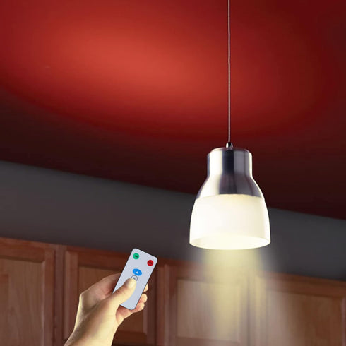 BSOD Rechargeable Light Bulbs, LED Magic Bulb with Remote Controller Warm White Emergency Lamp Without Electricity Battery Operated Light 7W Bulb ...